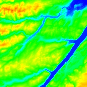 NextMap Britain 25m DTM and DSM - sample image