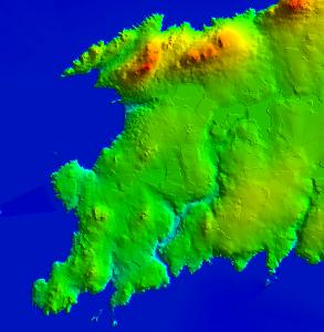 DO NOT USE - OS Terrain 5 Contour Tiles - sample image