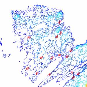 OS Landform Panorama Contours Tiles - OpenData Service - sample image