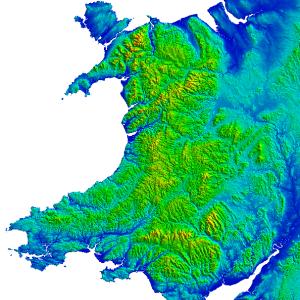 OS Landform Panorama DTM Tiles - OpenData Service - sample image