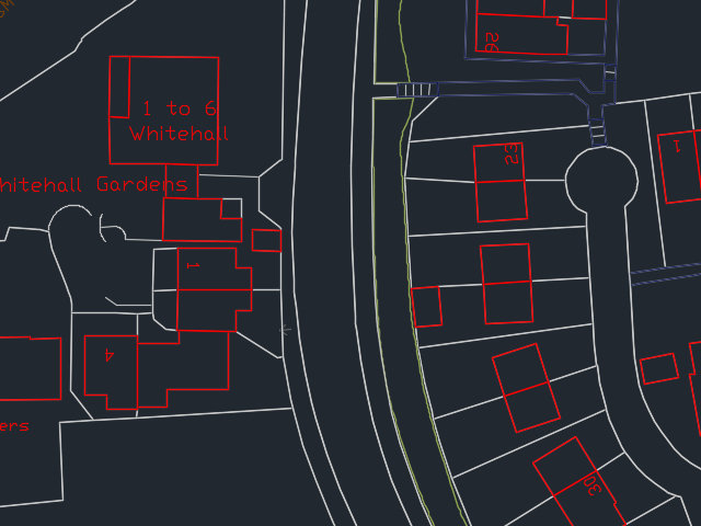 OS MasterMap CAD Plan DWG