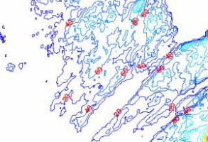 OS Panorama 50m contour height data