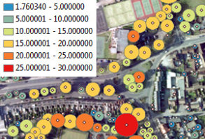 Tree location data by Proximitree