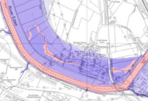 JBA Comprehensive Flood Model map
