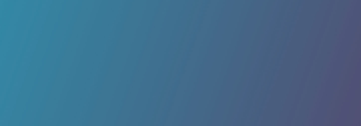 Teal to purple gradient banner