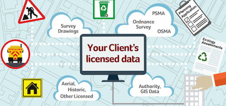 emapsite Contractor Link app artwork -showing data in the cloud