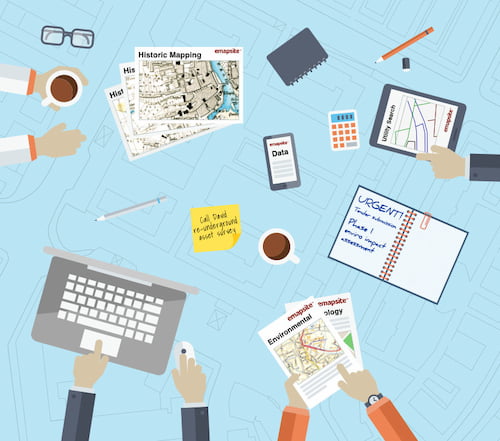 emapsite reports application marketing illustration
